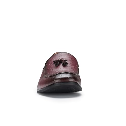 Image of Ferro Aldo Men's Premium Moc Toe Loafers | Casual & Dress Styles with Tassels & Horsebit Buckles