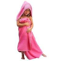 Algopix Similar Product 16 - Princess Baby Bath Towel Pink Hooded