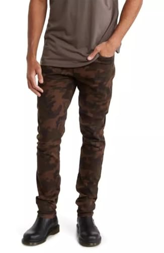 HUDSON Jeans Ace Skinny Leg Jeans in Cypress Camo Size 33