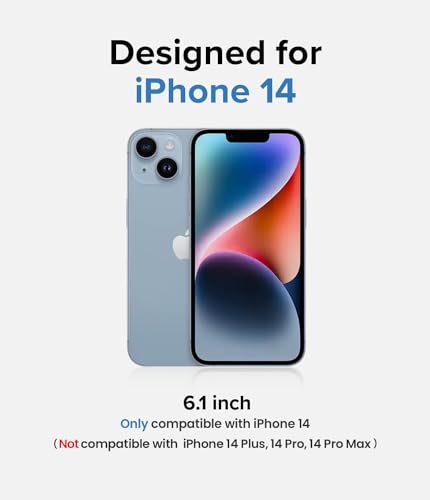 Image of Ringke Fusion Compatible with iPhone 14 Case Cover Transparent Hard Back Soft Flexible TPU Bumper Scratch Resistant Natural Form iPhone 14 Back Cover - Clear