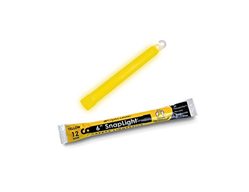 Cyalume SnapLight Gelb Knicklichter - 15,2 cm Industriequalität, Ultra helle Leuchtstäbe mit 12 Stunden Dauer (10 Stück) (9-08004) – Bild 3