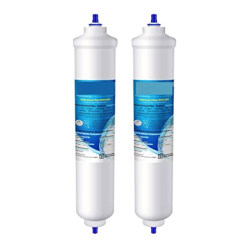 Filtros de Osmosis Inversa, Reemplazo del purificador del filtro de agua en línea del refrigerador for DA29-10105J HAFEX/EXP, 5231JA2010B, GE GXRTQR , Kit Recambios Osmosis Inversa para Agua(2 Packs)