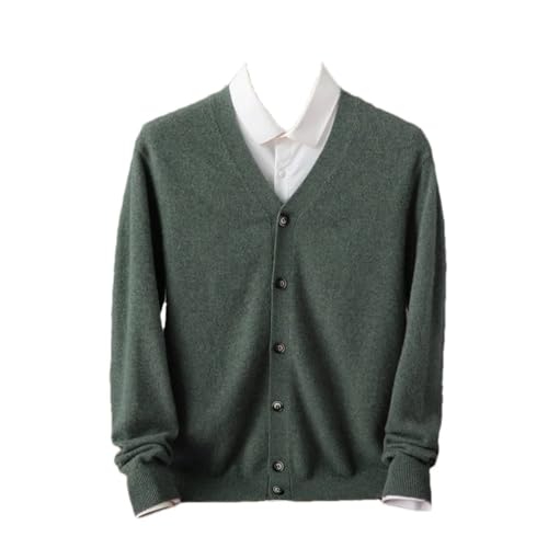 Cardigan Men's Casual Knit V-Neck Loosetop Warm Youth Cashmere Sweater Long Sleeve Business