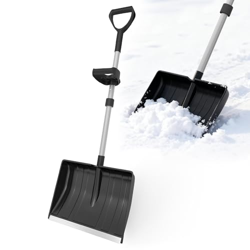 16-Inch Detachable Snow Shovel with Dual Grip