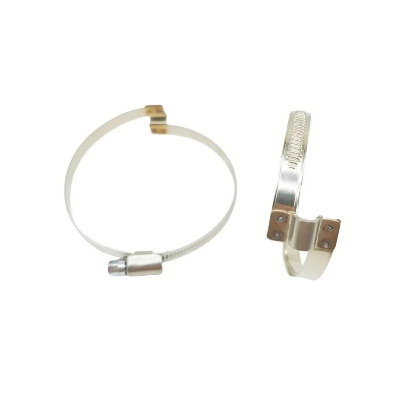 1 à 10 colliers de serrage type allemand en acier inoxydable 304 (22-515 mm) for tuyaux gaine et tubes ondulés. Collier vis sans fin bande spiralée(50-70mm L(4pcs))