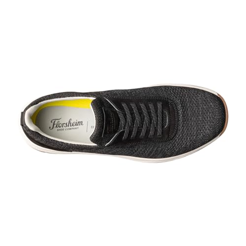 Florsheim Satellite Knit Elastic Lace Slip On Sneaker Mens Slip On 105 DM US Black by Florsheim - Used condition - Image 8
