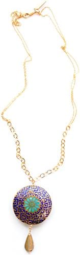 Catherine Nicole 'Layla' Blue Necklace