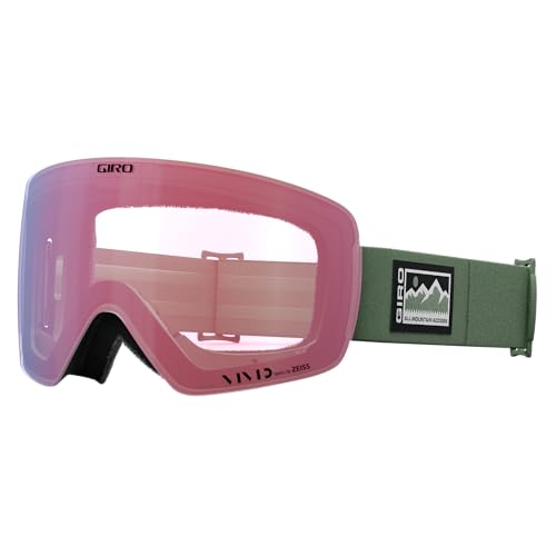 Image of Giro Contour Snowboard Ski Goggles - for Men & Women - Magnetic Quick Change w / 2 VIVID Lenses - Anti-Fog Vent Tech - OTG