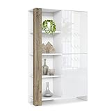 Contenu de la livraison : le highboard, une notice illustrée détaillée et le matériel de montage nécessaire sont inclus. Dimensions du buffet haut env. (LxHxP) : 95 x 151,5 x 36 cm