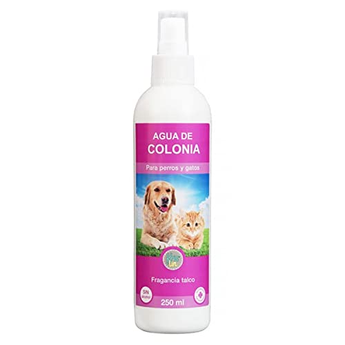 KRISLIN Agua de colonia talco para perros y gatos, 250 ml