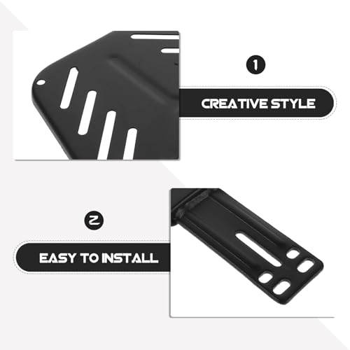 Soporte estable y estilizado de equipaje para motocicletas con acabado negro mate 5