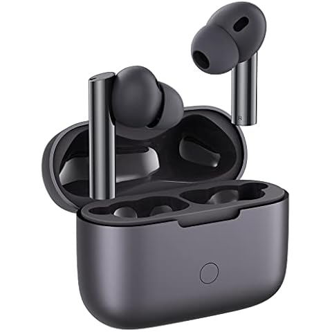 Oraimo Hybrid Active Noise Cancelling Wireless Earbuds, Bluetooth 5.2 Earbuds with 6 Mics, In-ear Detection Bluetooth Headphones 43 Hrs Playtime, Deep Bass True Wireless Earbuds, Low Latency Earphones Cover