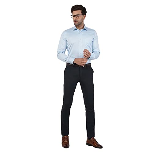 Image of blackberrys Structured Nylon Slim Fit Mens Work Wear Trousers