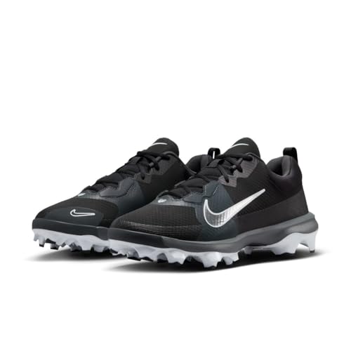 Nike Force Trout 9 Pro MCS Baseball Cleats (FB2908-001, Black/White-Anthracite-Cool Grey)2