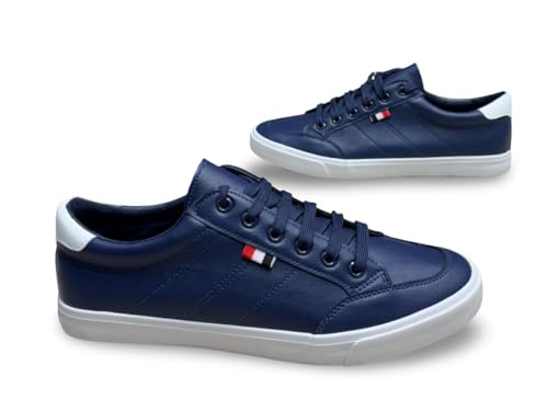 Image of Classic Canvas Sneakers, Casual Lace-Up Shoes with Green Sole, Unisex Fashion Trainers Shoes