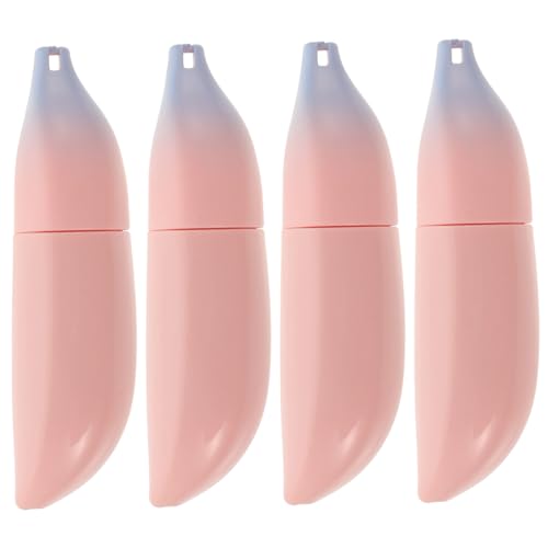 TEHAUX 4pcs Compact Needle Holder Multi-Function Sewing Needle Case Wear-Resistant Plastic Tube for Home Sewing Accessory