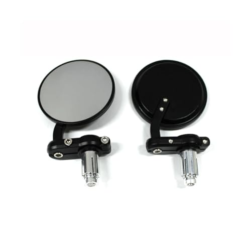 Espejos retrovisores moto para evitar vibraciones y roturas con sistema plegable negro par 5