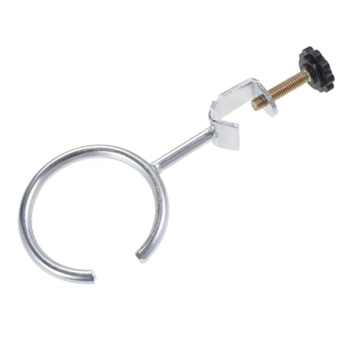 KICHOUSE Experiment Equipment Stand Retort Ring Clamp and Stand Lab Stand Clamp Support Ring Silver
