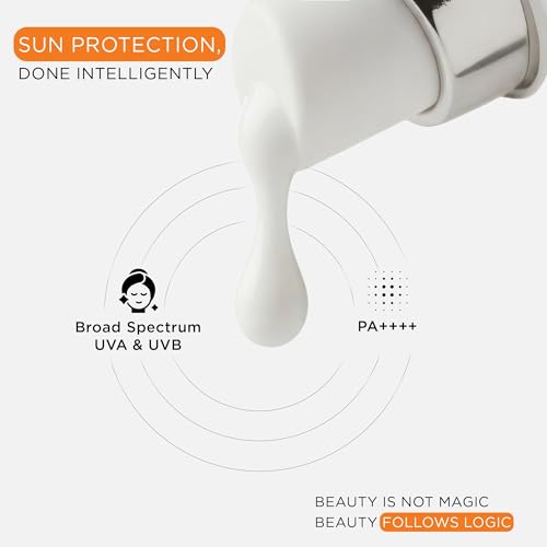 Image of SKINQ Sun Protect Ultra Light Gel Sunscreen SPF 50+ PA++++ with Vitamin C | In-Vivo Tested | Zero White Cast | Lightweight, Non-Greasy | For Dry & Sensitive Skin | Dermat Formulated | 50ml (Pack of 2)