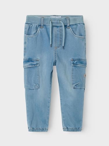 NAME IT Jungen Nmmben Baggy Jeans 9770-yt Noos Cargohose, Medium Blue Denim, 104 EU – Ansicht 5