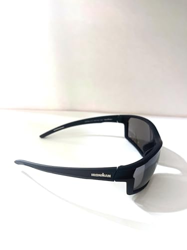 Foster Grant Ironman Ironflex sunglasses IF1805 matte black semi mirrored.3