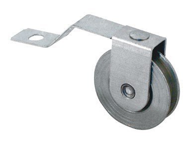 Prime-Line 1 in. Dia. x 1/4 in. L Steel Spring Tension Roller Assembly 2 pk