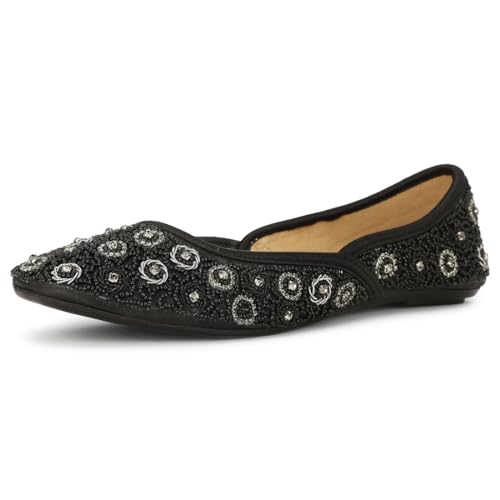 Image of Marie Claire Womens Peach Flat E 23 Ballet Flat