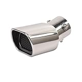  Auspuffblenden Edelstahl Auspuff Tipp Rohr Auto Zubehör Für Mercedes Für Smart 453 Für Fortwo Für Forfour 2015-2020 (Color : 1)