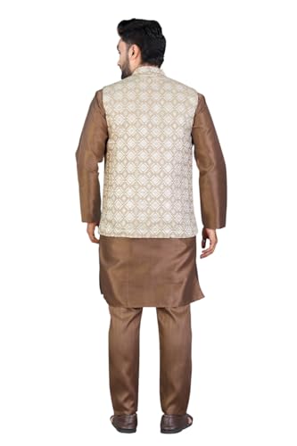 Image of Traditional Men's Kurta Koti Set (3 PCS SET)