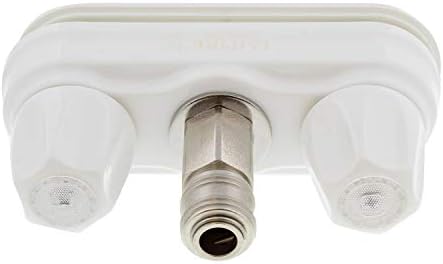 Empire Faucets RV Outside Shower Valve Kit - 4 Inch Quick Connect Valve and RV Outdoor Shower Faucet in White