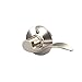SCHLAGE Accent Lever Non-Turning Lock in Polished Nickel - Left Handed - F170 ACC 618 LH