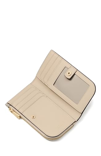 Image of kate spade new york Devin I Love You Script Embossed Leather Small Slim Bifold Wallet