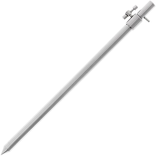 Set De Barres NGT Pour Pêche à La Carpe – Acier Inoxydable, Support 2 Cannes, Argenté
