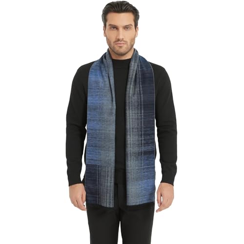 CUDDLE DREAMS Men's Silk Scarves for Winter, 100% Mulberry Silk Brushed, Luxuriously Soft & Warm, Decent Box Packed2