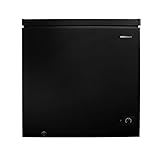 ARCTIC CHEF RFRF710-BLACK RCA Chest Freezer, Up to 197 L, 7 Cu. Ft. Capacity, Black