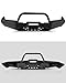Full Width Front Bumper fit for Ford Ranger 1998-2011, w/Winch Plate Bull Bar D-Ring Mounts Powder Coated Black Heavy-duty Front Bumper Offroad