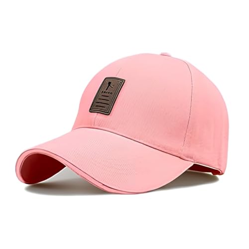 Image of Cap for Men Women Topi Unisex Head Branded Boy's Girl's Caps Adjustable Strap Summer Sports Cricket Gym Dance Cotton Free Size