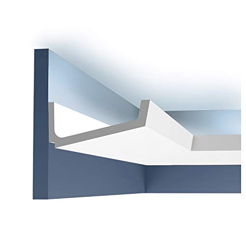 Corniche C352 Orac en mousse de polyuréthane de 200 cm pour finition de plafond - 2