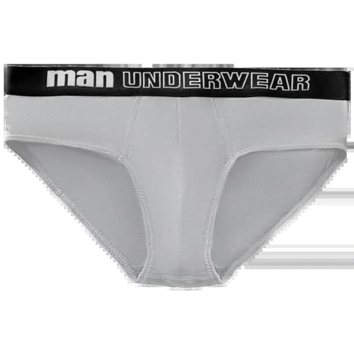 Calzoncillos masculinos sexy XIBANY pack de 5 calzoncillos ergonómicos de algodón suave 4