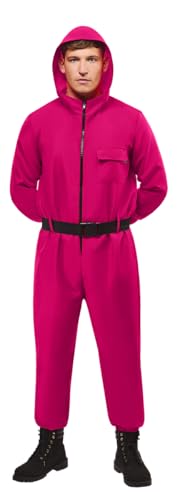 Rubies Disfraz clásico oficial de Guardia del Juego del Calamar, disfraz para adultos, talla M