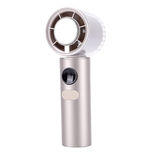 Ventilador de mano portátil recargable con flujo de aire ajustable 3