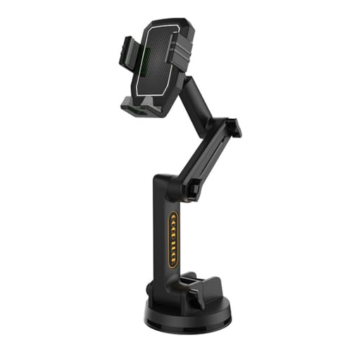 EIMZU Support de téléphone portable pour camion, voiture, moto et véhicule tout-terrain – Super ventouse et stable, col de cygne réglable, finition de haute qualité, facile à utiliser, compatible avec