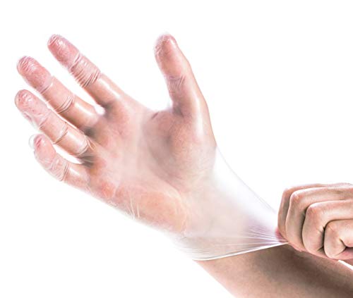 Preisvergleich Produktbild Vitho [100 Stück] Einweghandschuhe L, Vinyl Handschuhe, puderfrei, latexfrei, geruchlos, Einmalhandschuhe in praktischer Spendebox