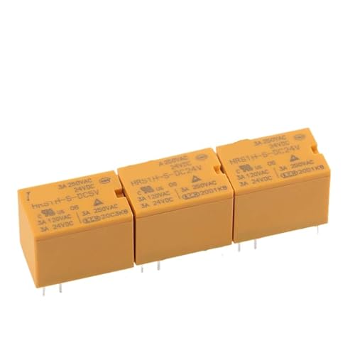 Relé HRS1H-S-DC12V de 6 pines con conmutación microminiatura de 3A para un control eléctrico preciso