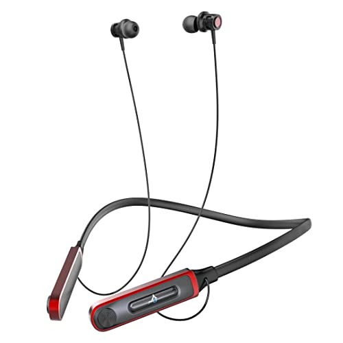 YODEL G29 Bluetooth 5.0 Wireless Headphones,Magnetic Earbuds Neckband in Ear Earphones with Stereo Sound and Hands Free Mic Red