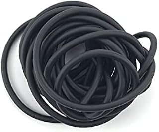 GatherTOOL 1/2/3/4/5M Black Natural Latex Rubber Hose 2mm*5mm Fitness Sports Equipment Elastic Surgical Medical Tube for Yoga Forearm and Wrist Training Tool (Color : 4 Meters)