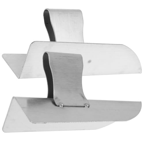 DEARMAMY 2 Stück Teiliges Edelstahl Trockenbau Eckspachtel Präzise Innen Außenecken Werkzeug für Gipskarton Putz und Mörtel Ergonomischer Griff Langlebig für Innen Außenwände