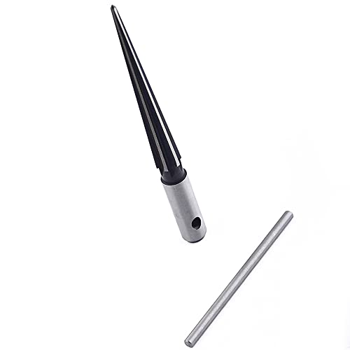 Fongmore T Handle Tapered Reamer 6 Fluted Chamfer Reaming Tool Guitar Bridge Pin Hole Handle Tapered Reamers Woodworker Luthier Tool 1/8"-1/2" (3-13mm) - Image 3