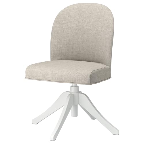 Fauteuil pivotant pour salon ProTuning Rosentorp blanc - 2