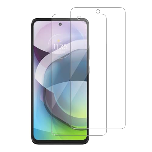 Heenjer 2 Pack for Motorola (One 5G Ace) / One 5G UW Ace Screen Protector Tempered-Glass Micro-curved Edges Case Friendly Bubble Free HD Clear Easy Installation